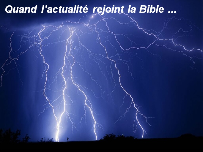 Quand l actualité rejoint la bible
